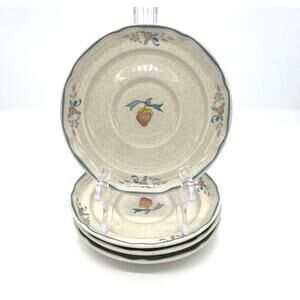 Vintage International Marmalade 8868 Set of 4 Saucers Japan